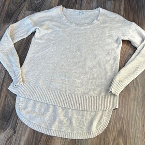Madewell Hi-Low Hem Cotton Sweater
